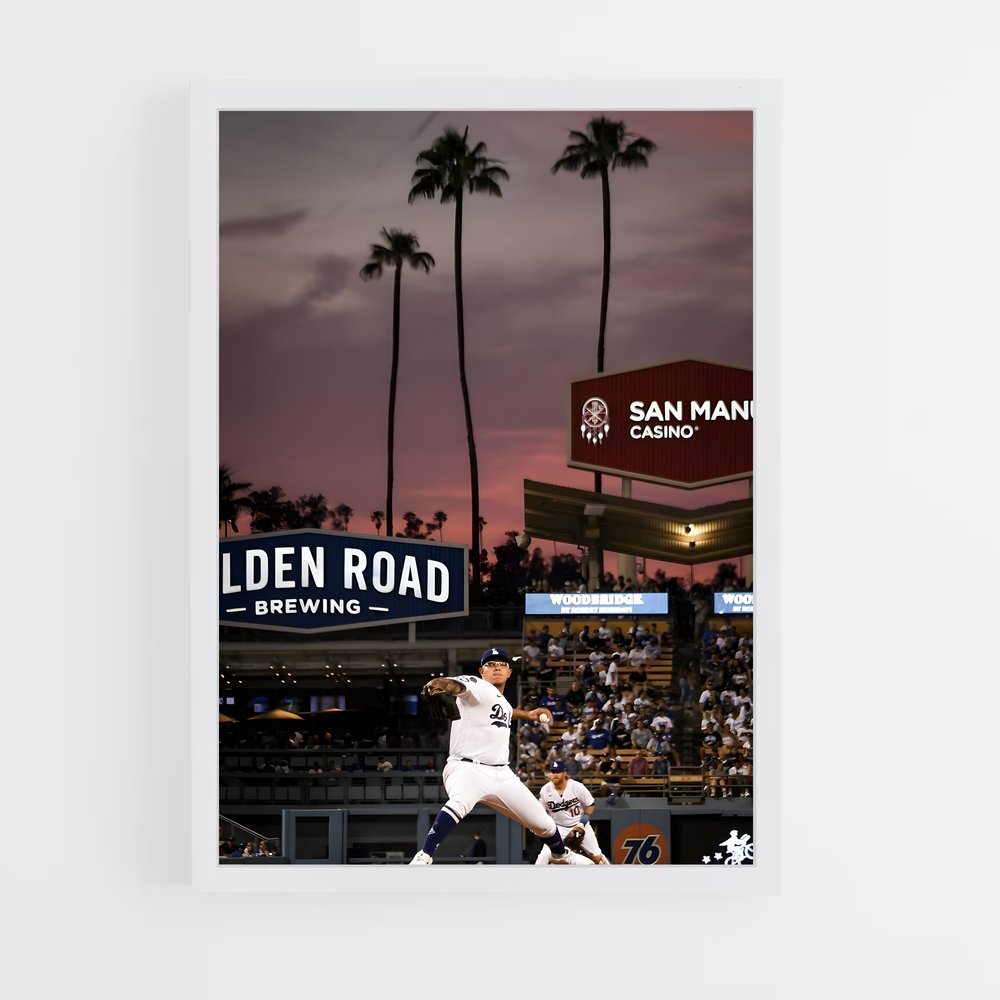 Poster Master Pitcher – affiche Baseball (vue 3)